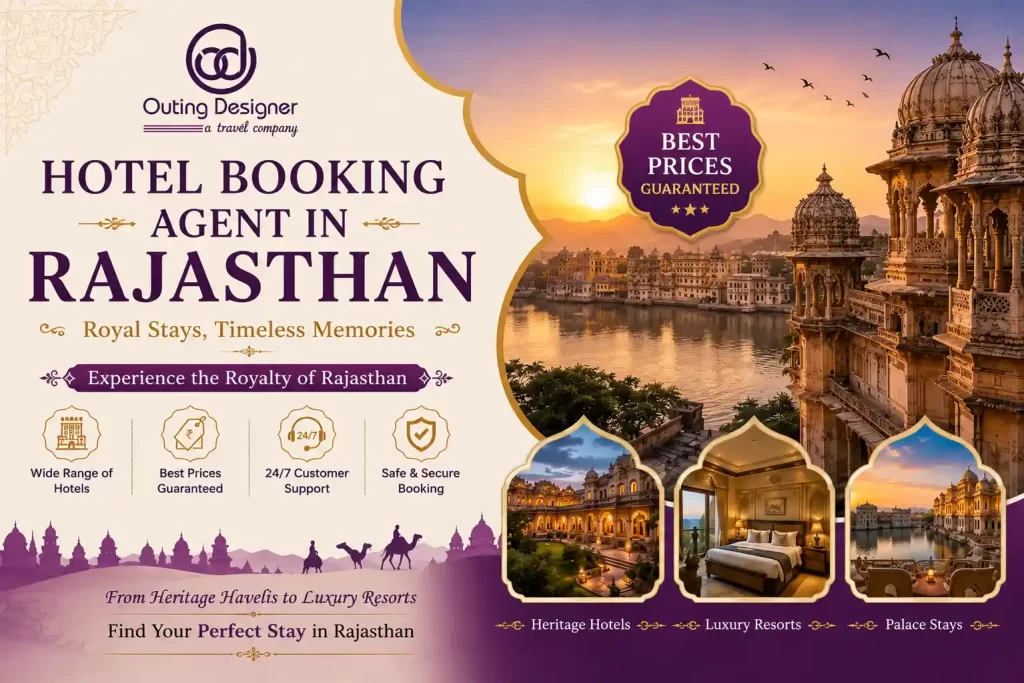 Hotel Booking Agent in Rajasthan
