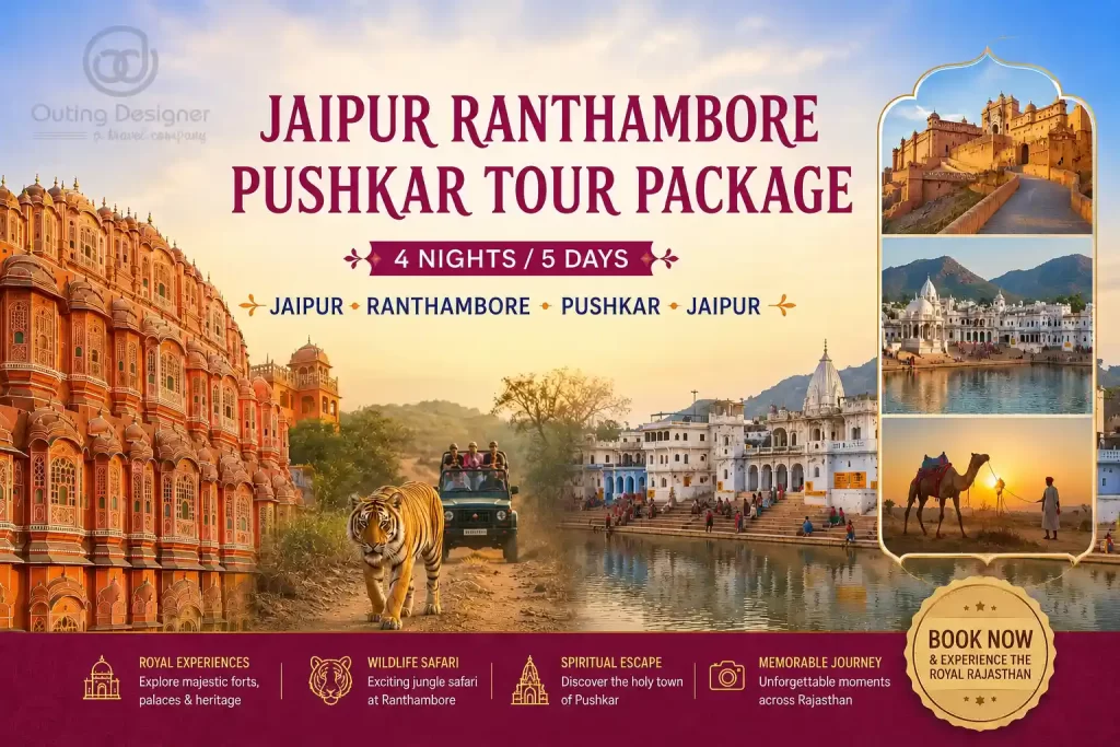 Jaipur Ranthambore Pushkar Tour Package
