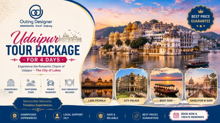 Udaipur Tour Package For 4 Days